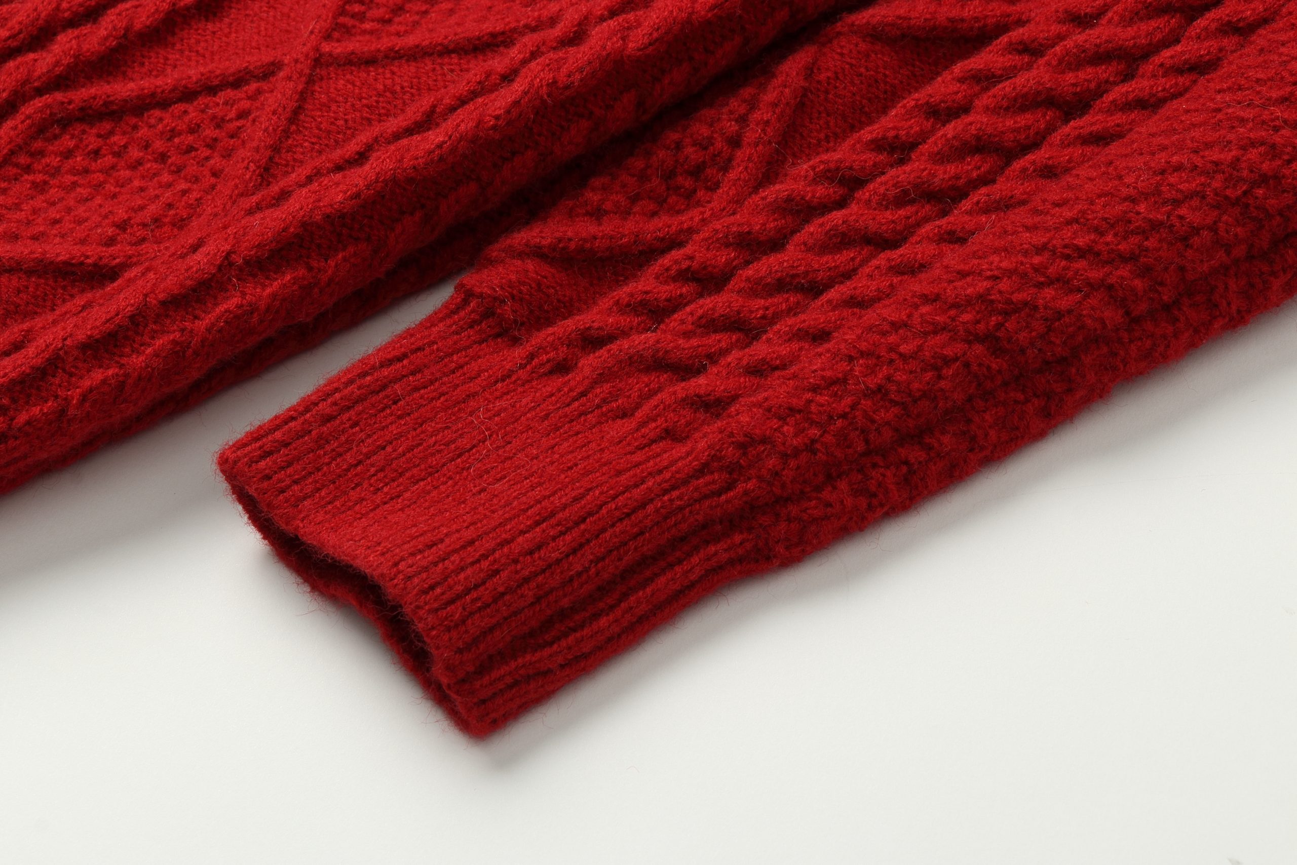 Blush High neck off Shoulder knit(2color)：圖片 3